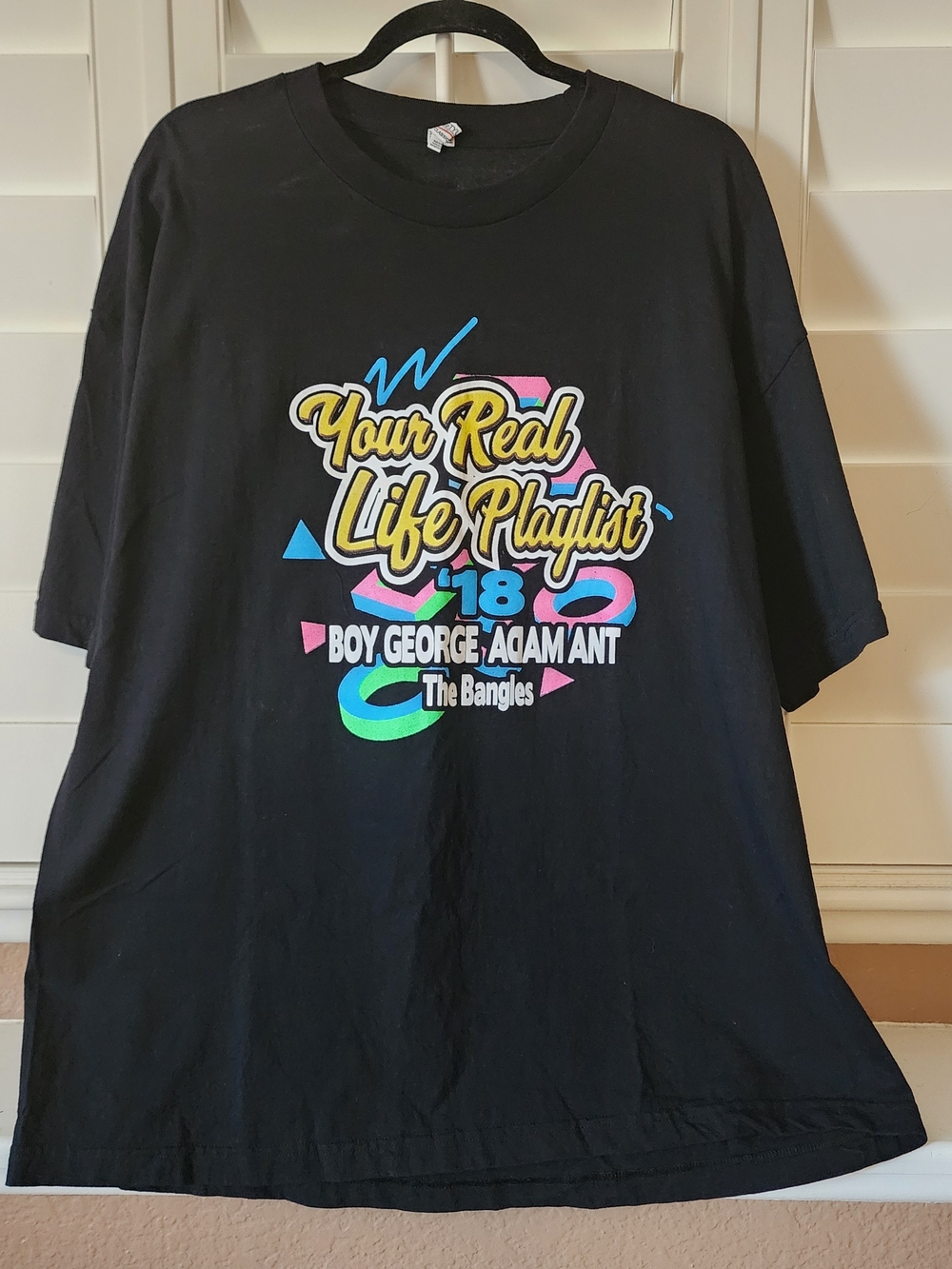 Allstyle Classic Your Real Life Playlist Boy George Adam Ant 2018 Size 2XL